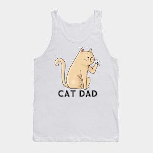 cat dad Tank Top